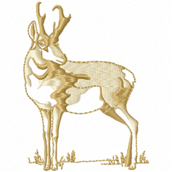 Gazelle Embroidery Design 1 Gazelle Embroidery Design 1